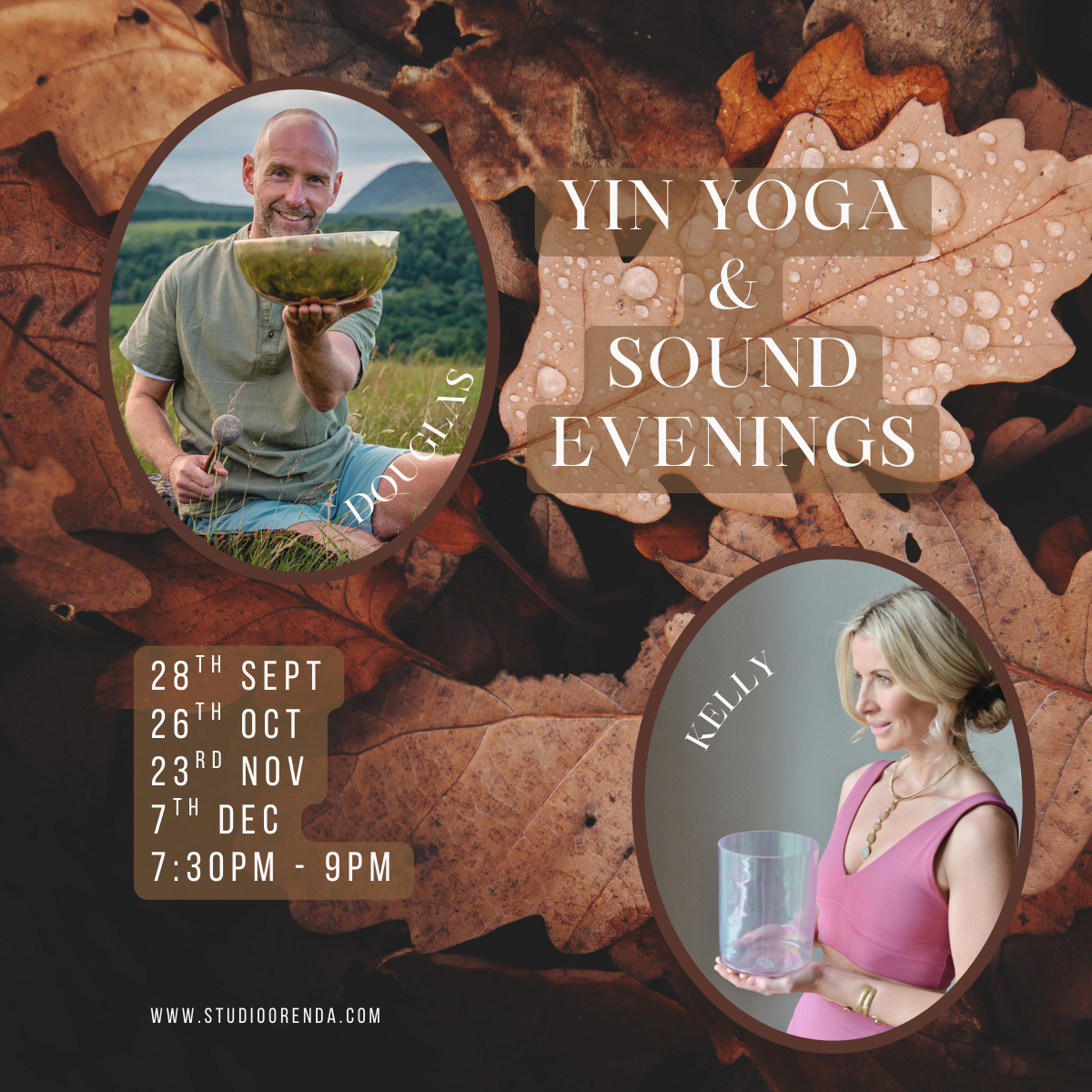 Yin Yoga & Sound Evenings with Kelly and Douglas